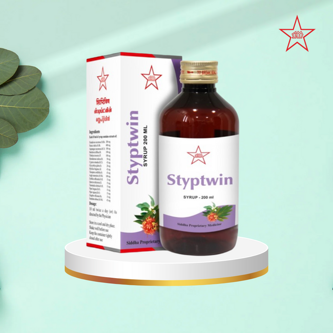 Skm Ayurveda Styptwin Syrup Hover Image