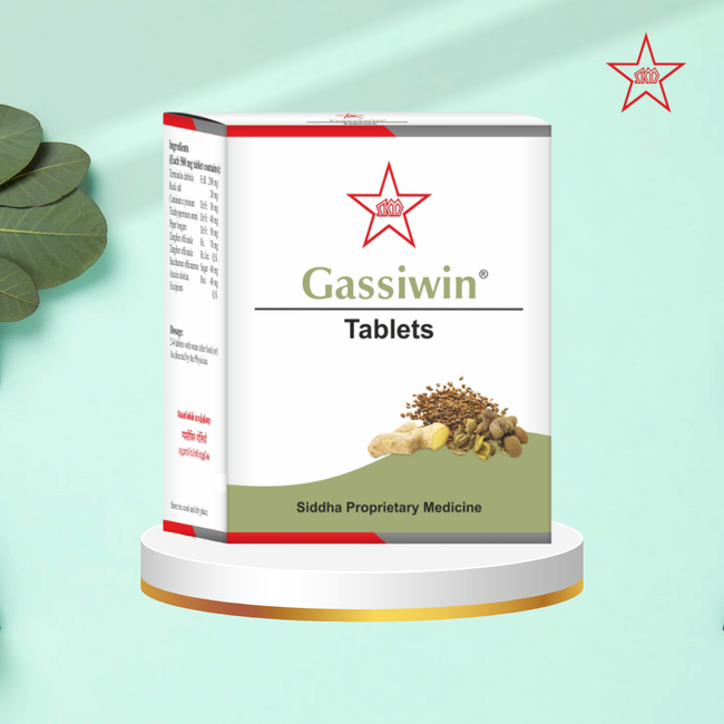 Skm Ayurveda Gassiwin Tablet Hover Image