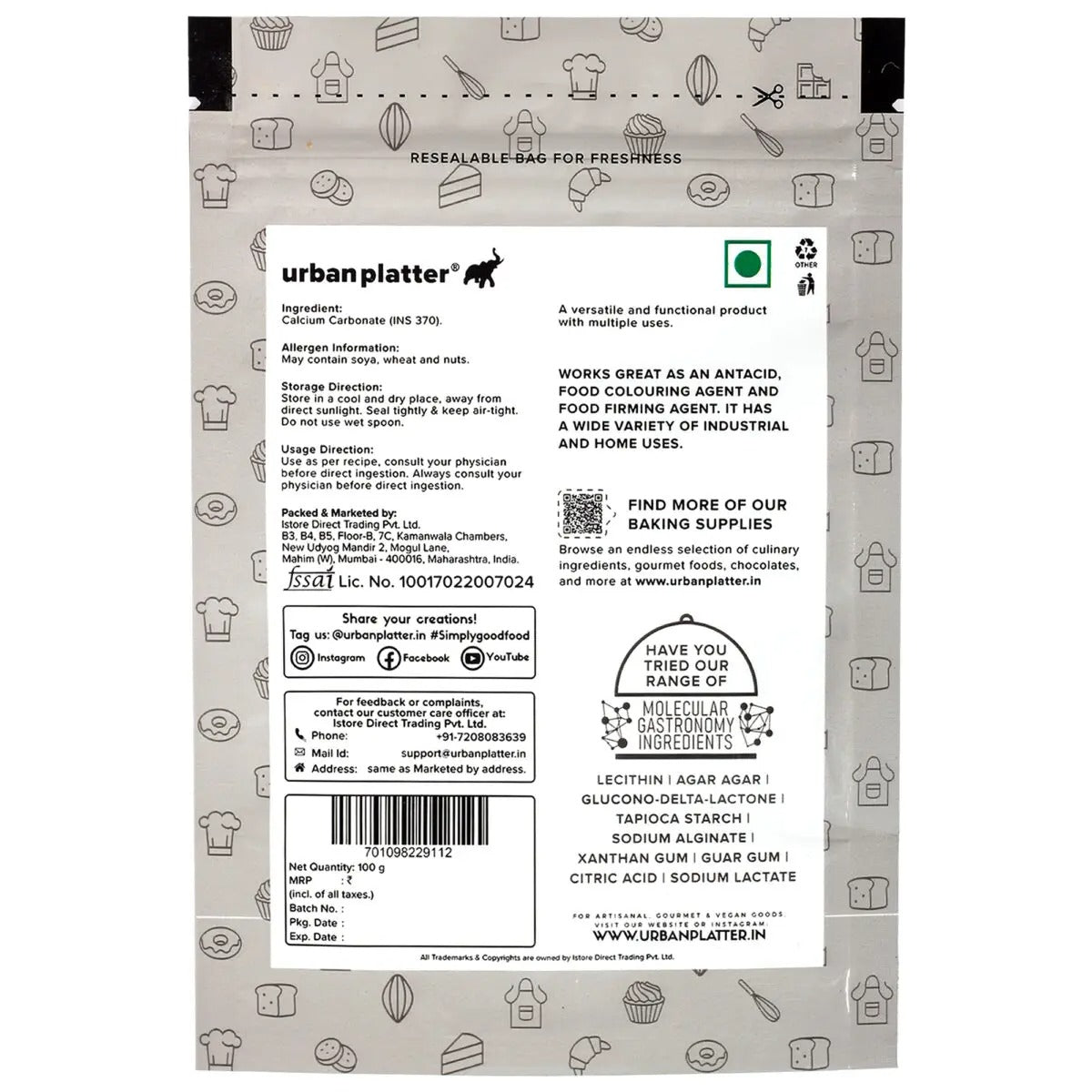 Urban Platter Calcium Carbonate Powder