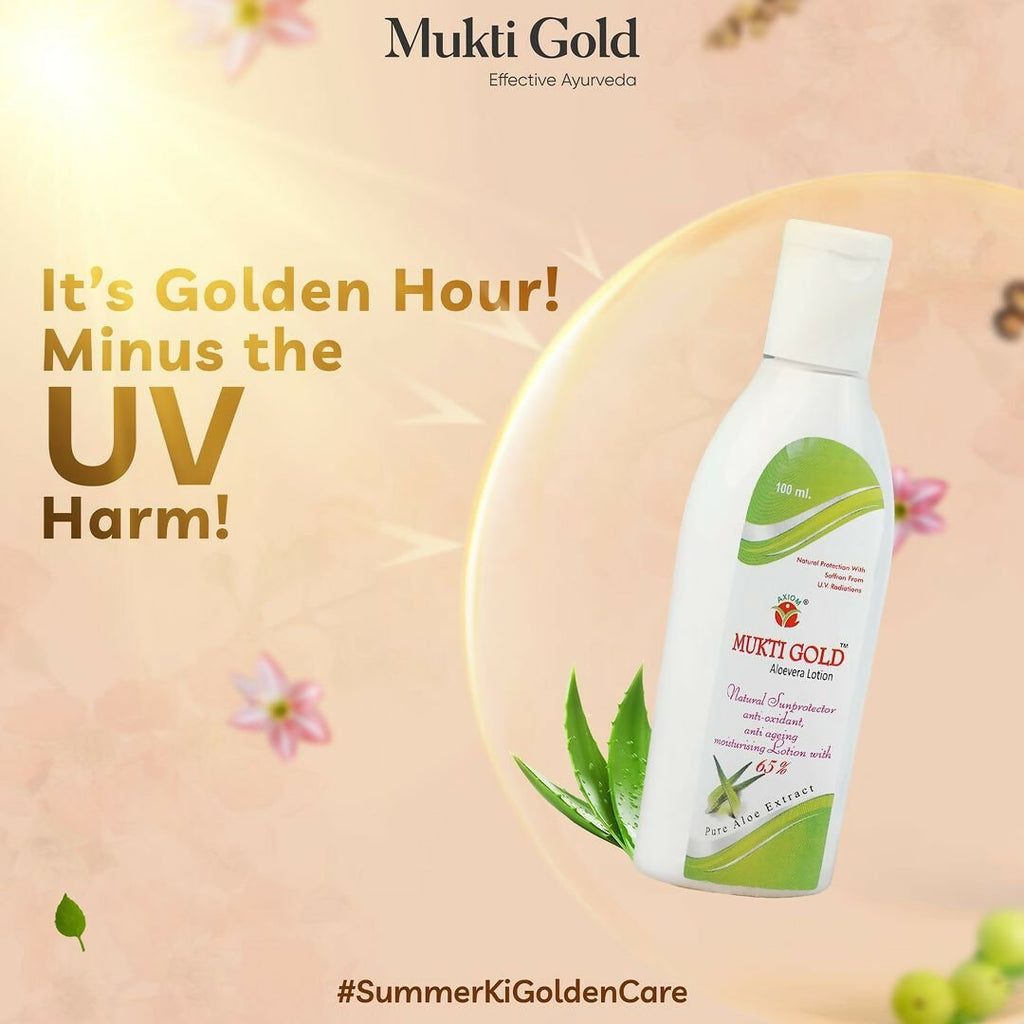 Axiom Mukti Gold Aloevera Lotion