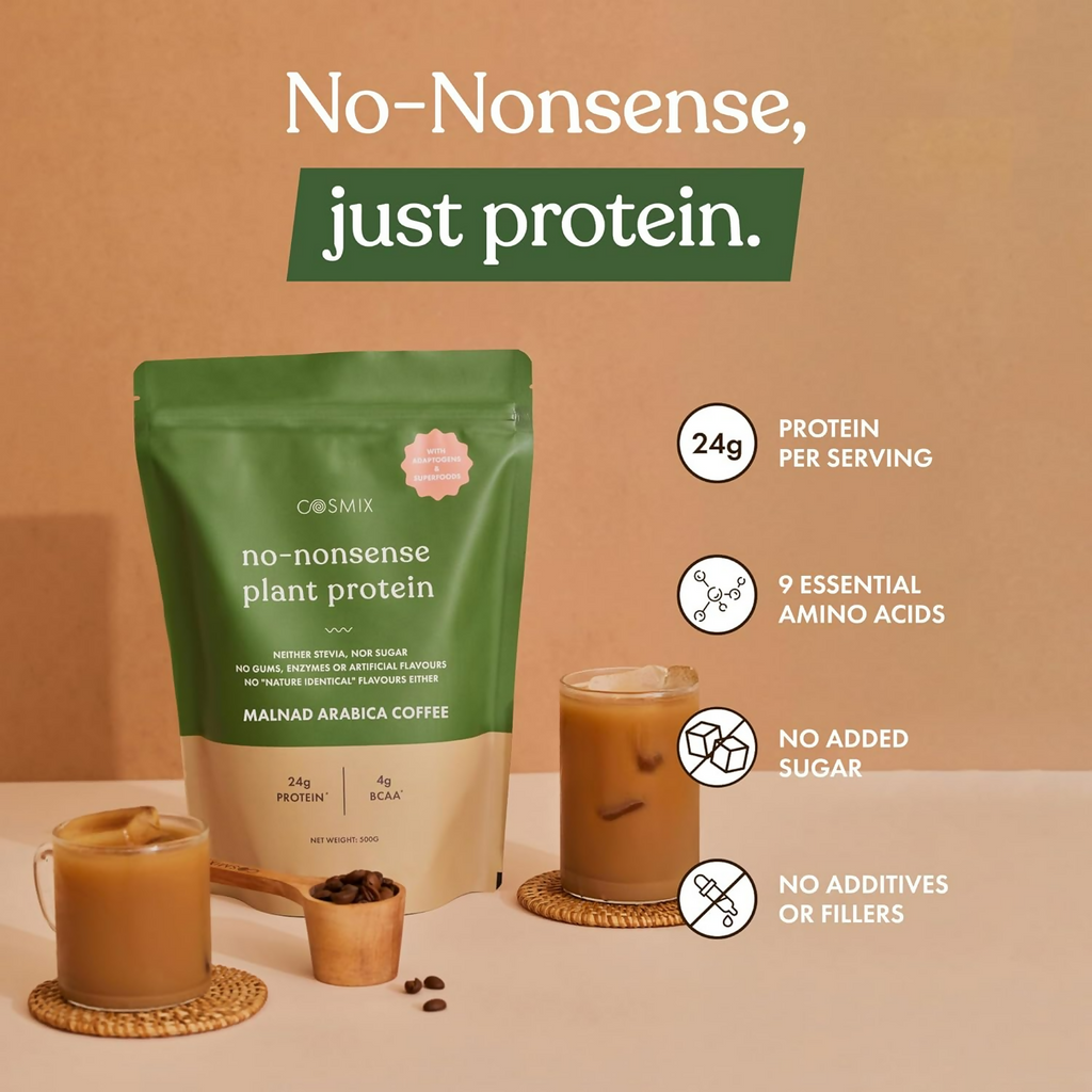 Cosmix No Nonsense Plant Protein (Malnad Arabica Coffee)