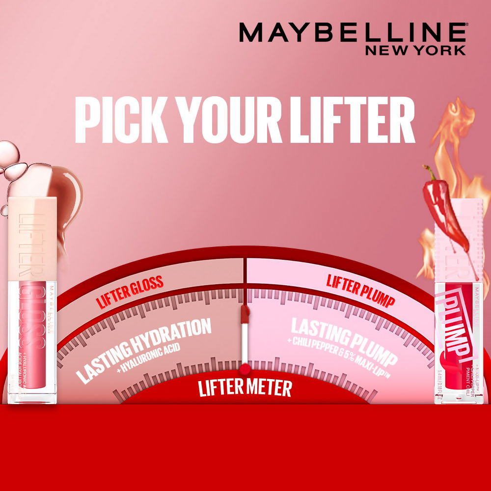 Maybelline New York Lifter Plump - Plumping Lip Gloss - Mauve Bite