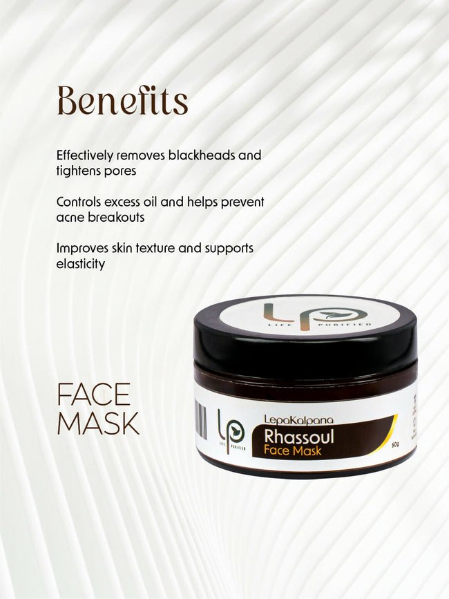 Life Purified Lepakalpana Rhassoul Face Mask Main Image
