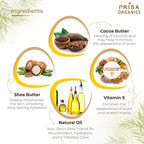 Prisa Organics Stretch Mark Removal Cream To Reduce Stretch Marks, Scars, Spots, Discolouration