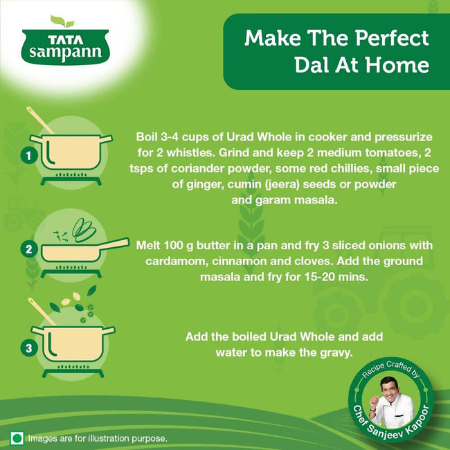 Tata Sampann Unpolished Urad Dal Whole Main Image