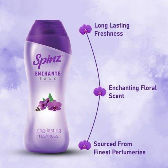 Spinz Enchante Body Talc - Long-Lasting Freshness