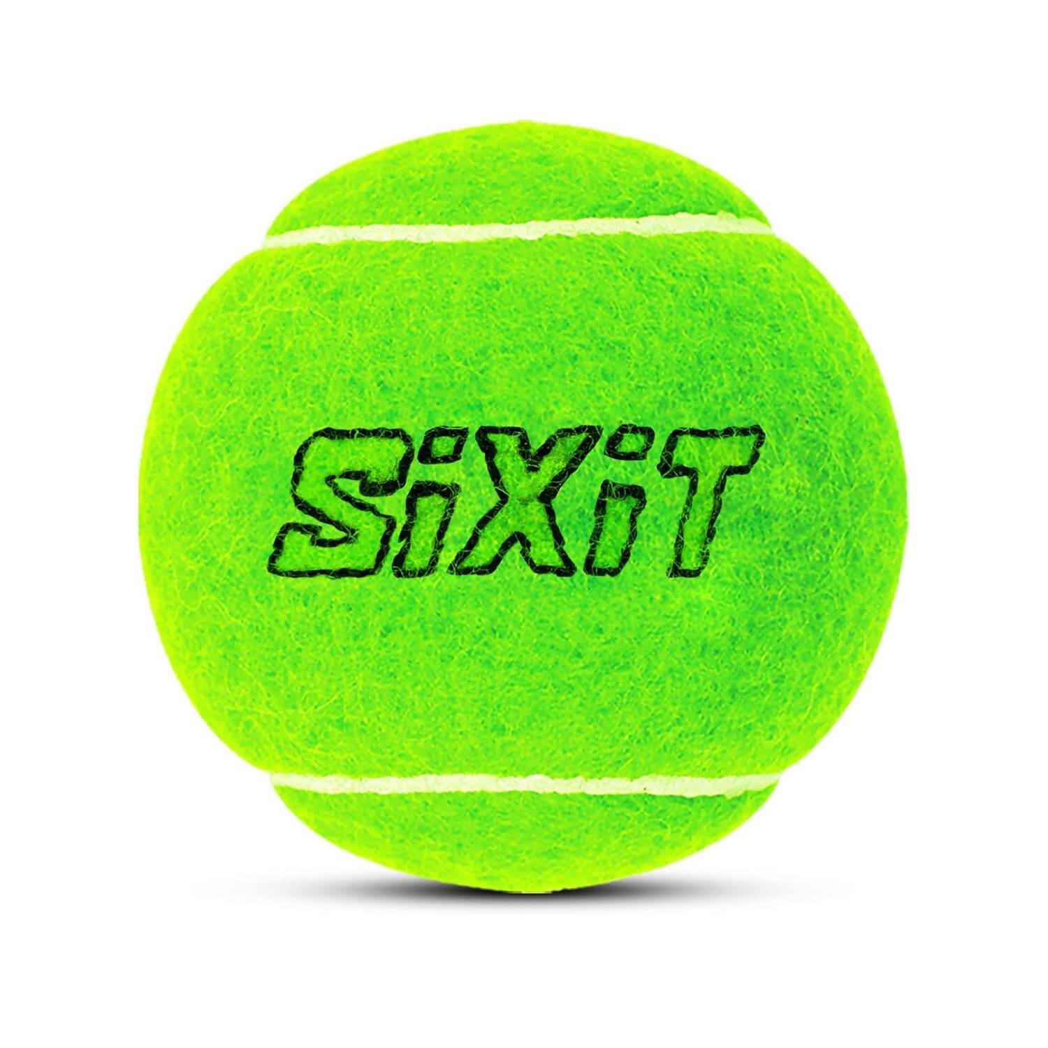Sixit Lite Cricket Tennis Ball - Green (Pack of 6)