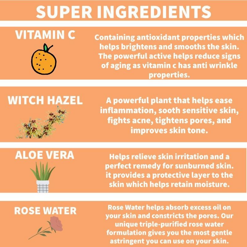 Nature Spell Brightening Witch Hazel Face Toner