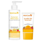 Wishcare Ceramide Sunscreen Kit - SPF 50 Broad Spectrum - PA+++ UVA & UVB Protection
