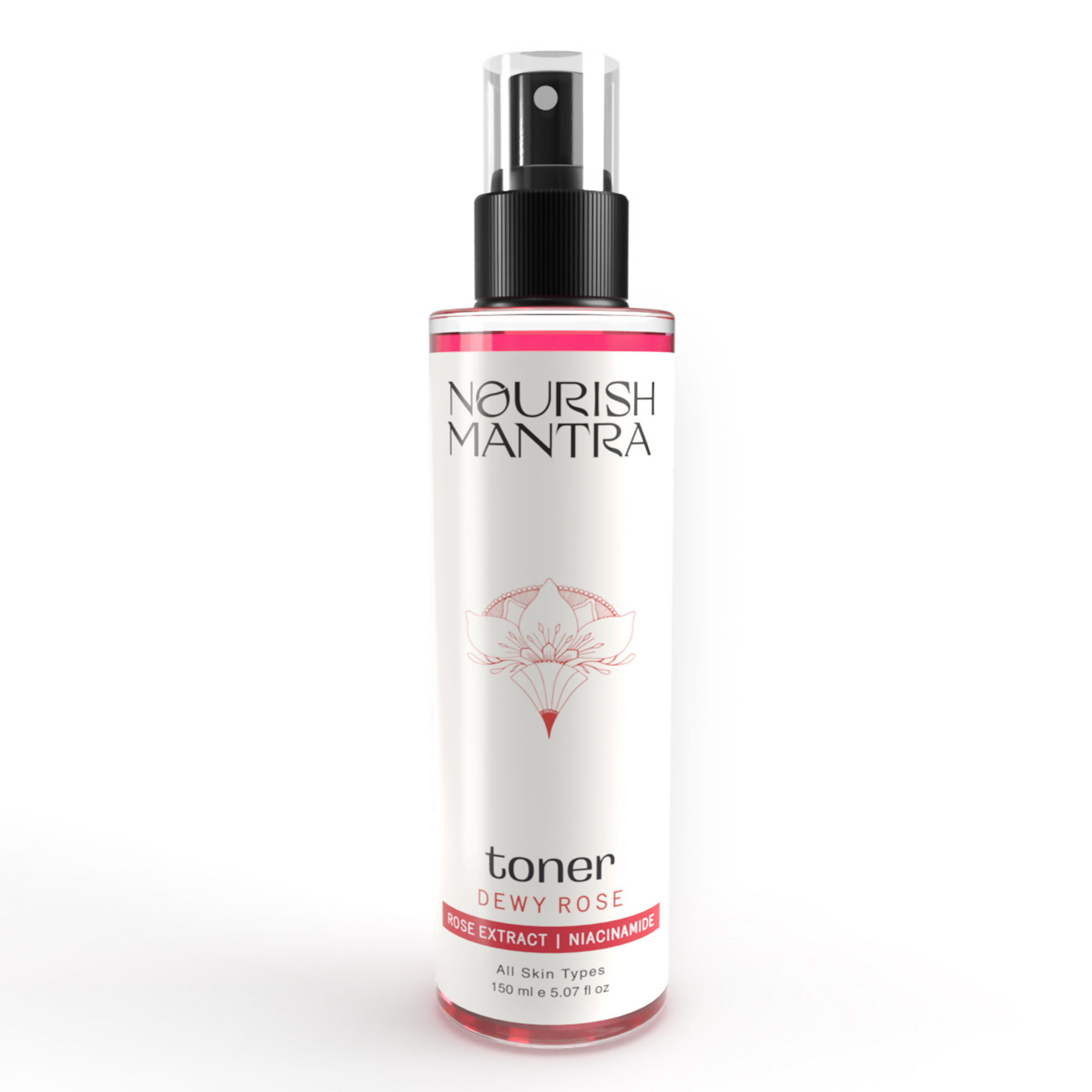 Nourish Mantra Dewy Rose Toner with Niacinamide & Vitamin B5 for Radiant