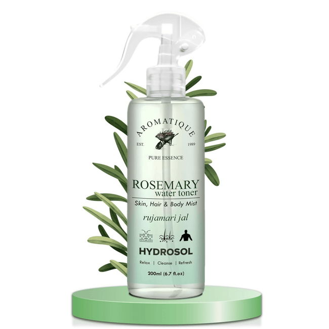 Aromatique Rosemary Water, Rose Mary Water for Hair, Rosemary Hair Mist, Strengthens Hair Hover Image
