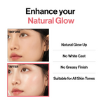 d'Alba Piedmont Italian White Truffle Waterfull Tone-Up Sunscreen Vegan Skincare Tinted Moisturizer With Spf 50+ Pa+++