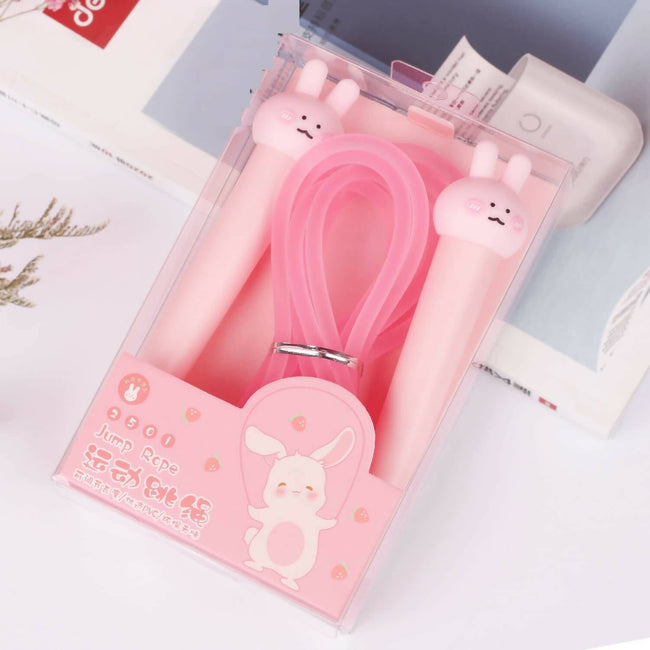 Sardar Ji Ki Dukan Kids Cartoon Skipping Jump Rope Light Weight Multi Mix Color As Per Availability For Kids, Girl, BoysHome Exercise And Work(Pink) Hover Image