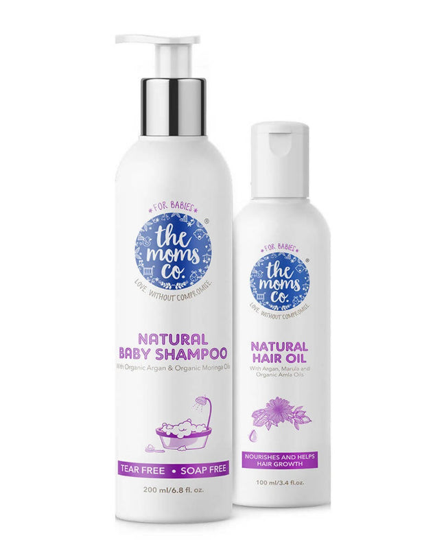 The Moms Co Natural Hair Care Essentials For Baby Hover Image