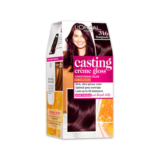 L'Oreal Paris Casting Creme Gloss Conditioning Hair Color - 316 Burgundy Hover Image