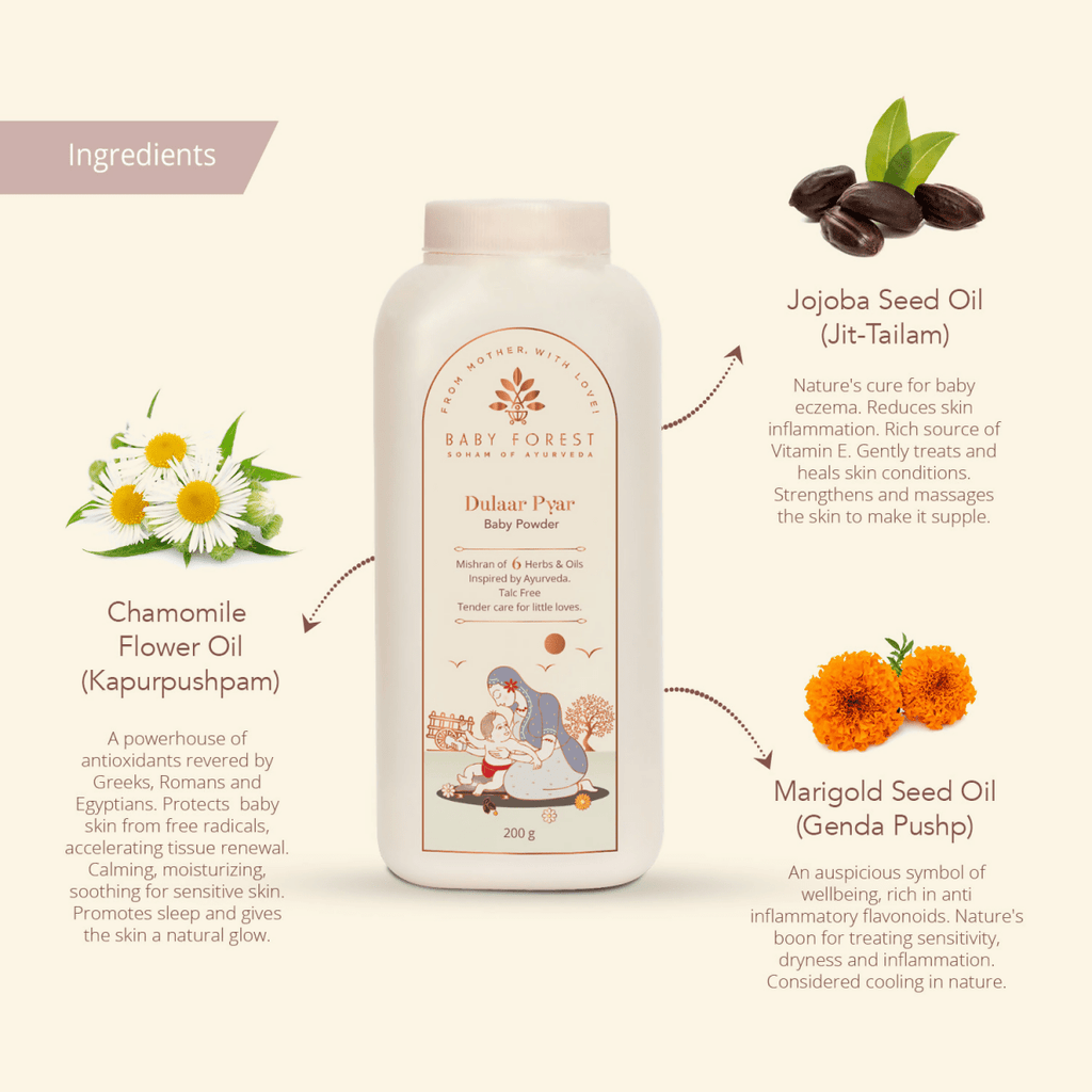 Baby Forest Dulaar Pyar Talc-Free Baby Powder