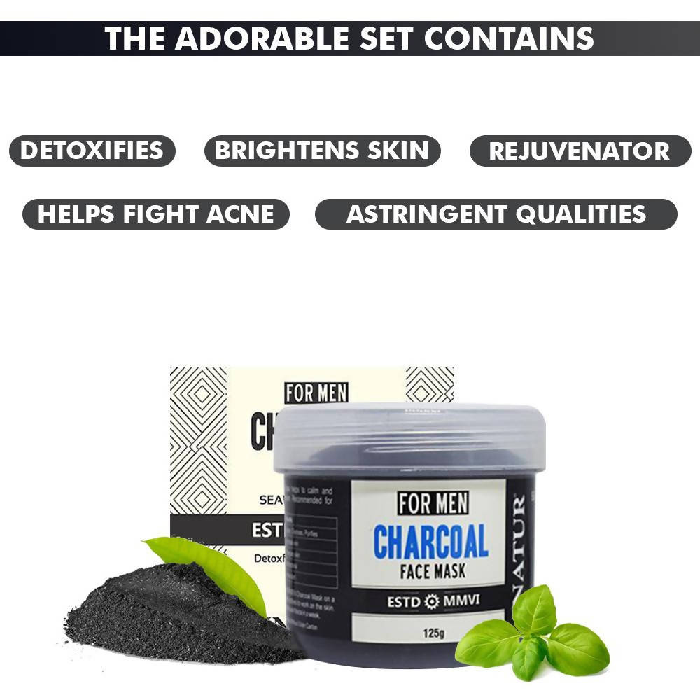Inatur Charcoal Hamper for Men