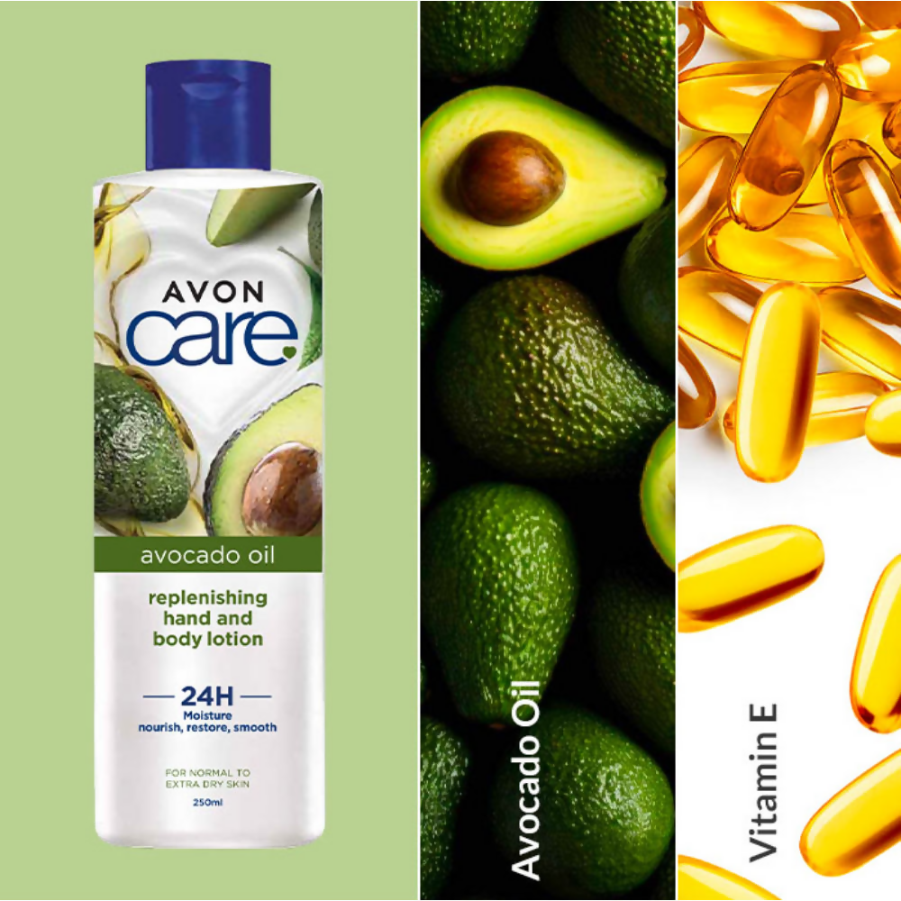 Avon Care Replenishing Avocado Hand and Body Lotion