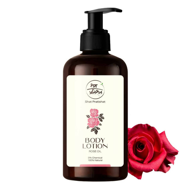 Shat Pratishat Moisturizing Body Lotion - Rose Oil Hover Image