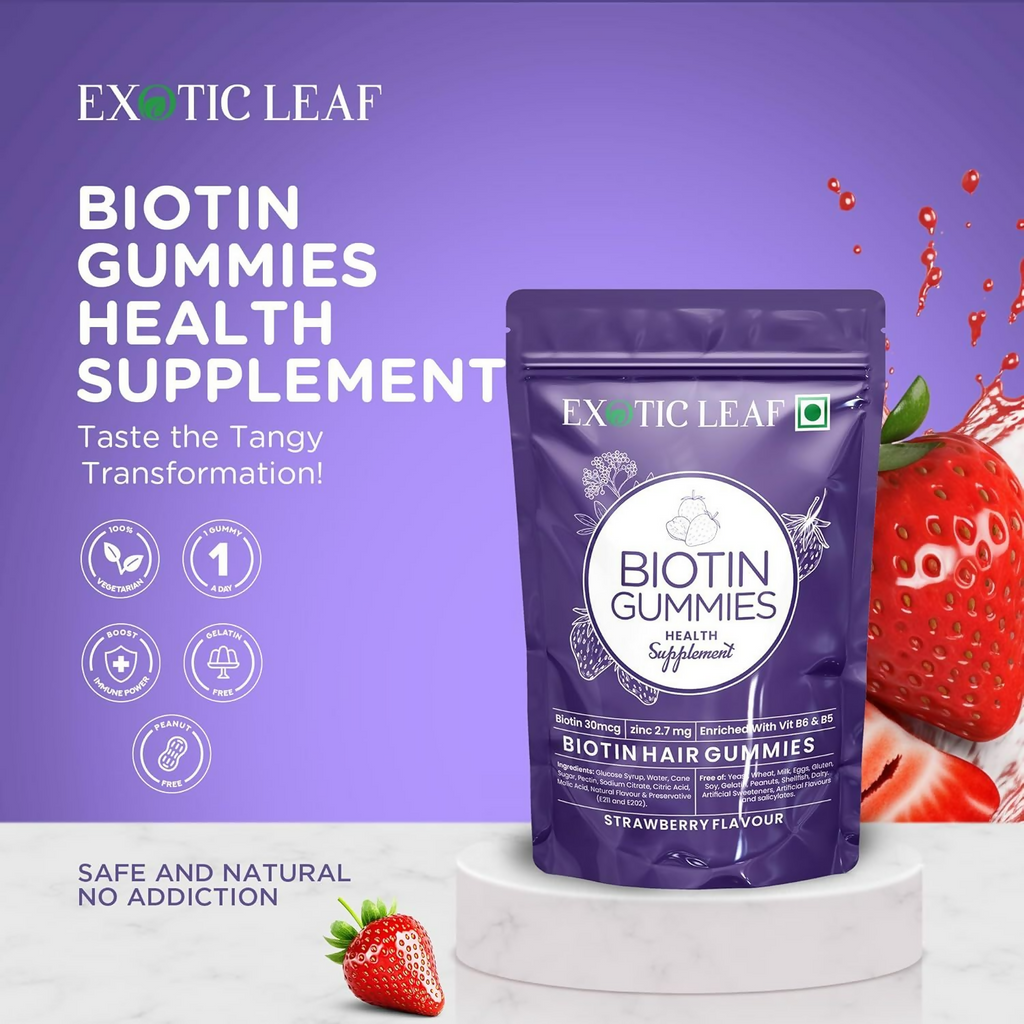 Exotic Leaf Biotin Gummies