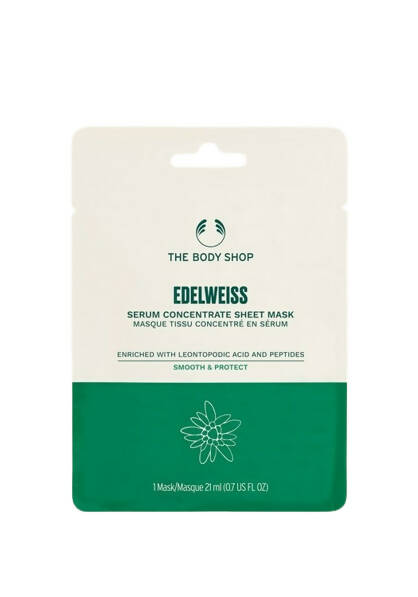 The Body Shop Edelweiss Serum Concentrate Sheet Mask