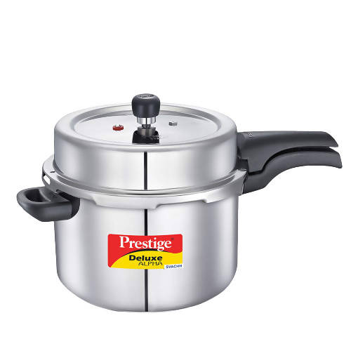 Prestige SS Deluxe Alpha Svachh Stainless steel Pressure Cooker Main Image