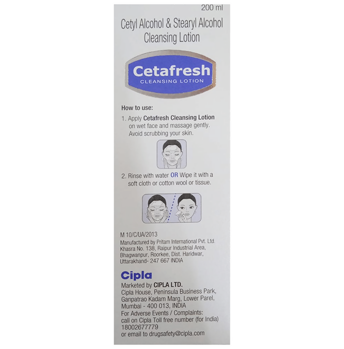 Cetafresh Cleansing Lotion for Oily to Normal Skin, pH Balanced & Fragrance Free