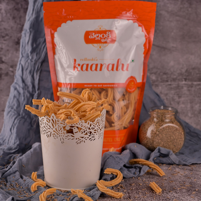 Vellanki Foods Murukulu | Ready to Eat Snacks | Flavourful Namkeens | No Artificial Preservatives Main Image