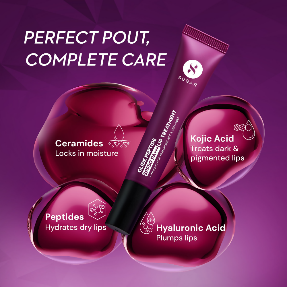 SUGAR Glide Peptide SPF50 PA+++ Lip Treatment - 02 Caramel Crepe