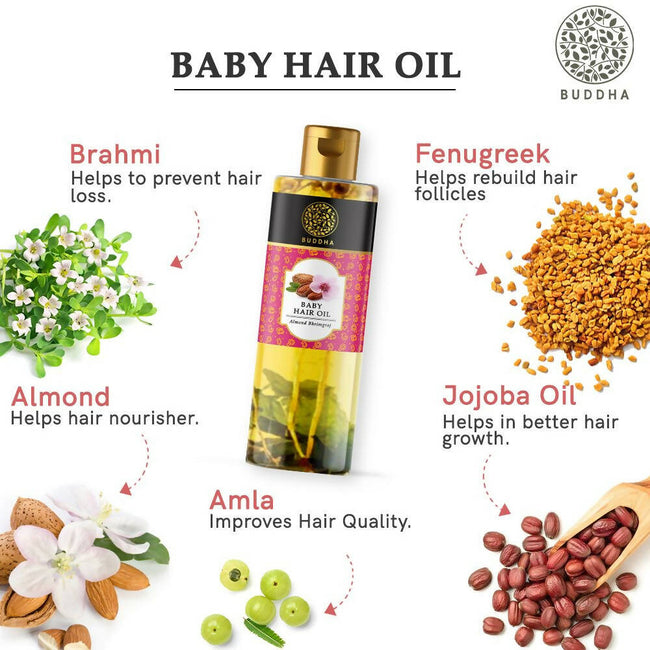 Buddha Natural Baby Hair Oil Main Image