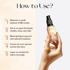 Nourish Mantra BB Cream with SPF 25 with SPF for Long-lasting, Even Coverage