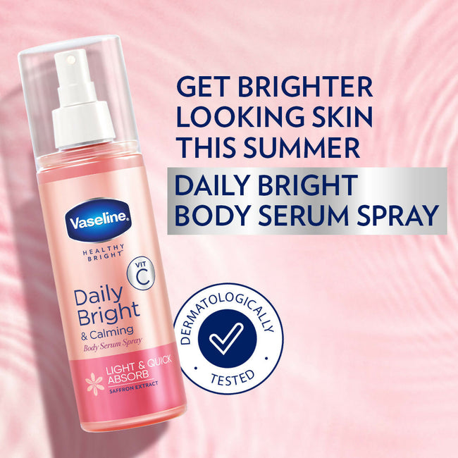 Vaseline Daily Bright & Calming Body Serum Spray Main Image