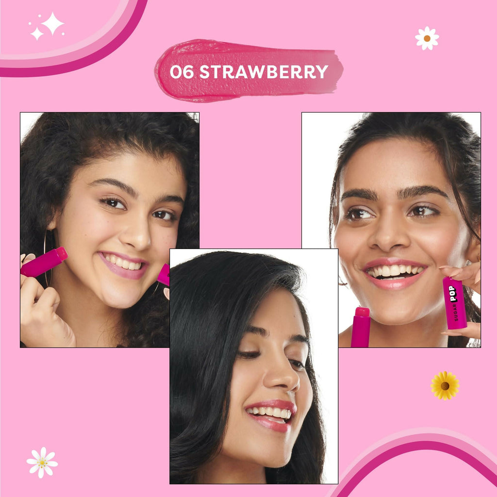 SUGAR POP Nourishing Lip Balm - 06 Strawberry