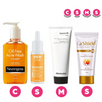 BUY3X CSMS (Cleanser, Serum, Moisturizer, Sunscreen) Combo For Oily Skin
