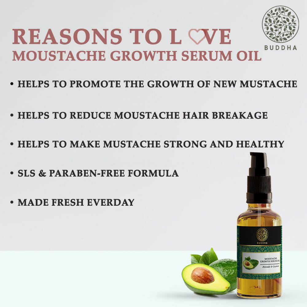 Buddha Natural Moustache Growth Serum