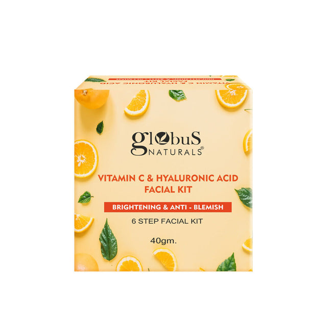 Globus Naturals Vitamin C & Hyaluronic Acid Facial Kit Hover Image