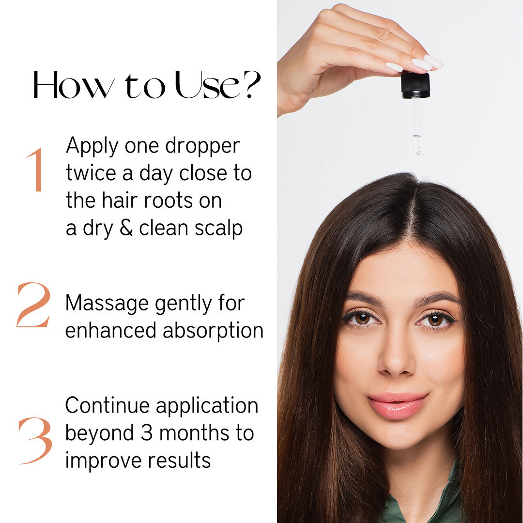 Nourish Mantra Anti-Greying Hair Serum With Rice Water & Arcolys to Stop Premature Hair Greying