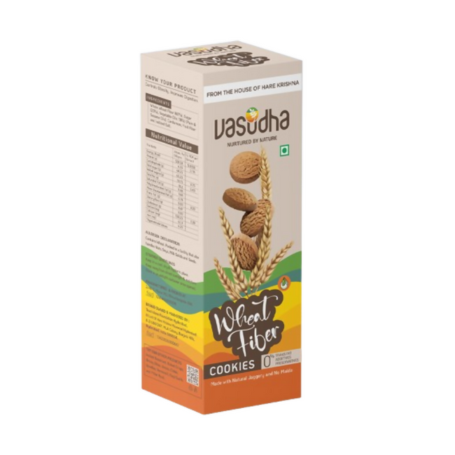 Vasudha Nurtured By Nature Wheat Fiber Millet Cookies Main Image