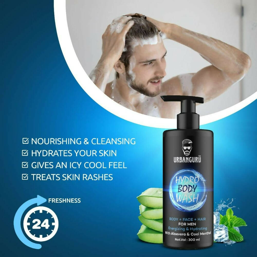 Urbanguru Hydro Body Wash 3 in 1 For Men