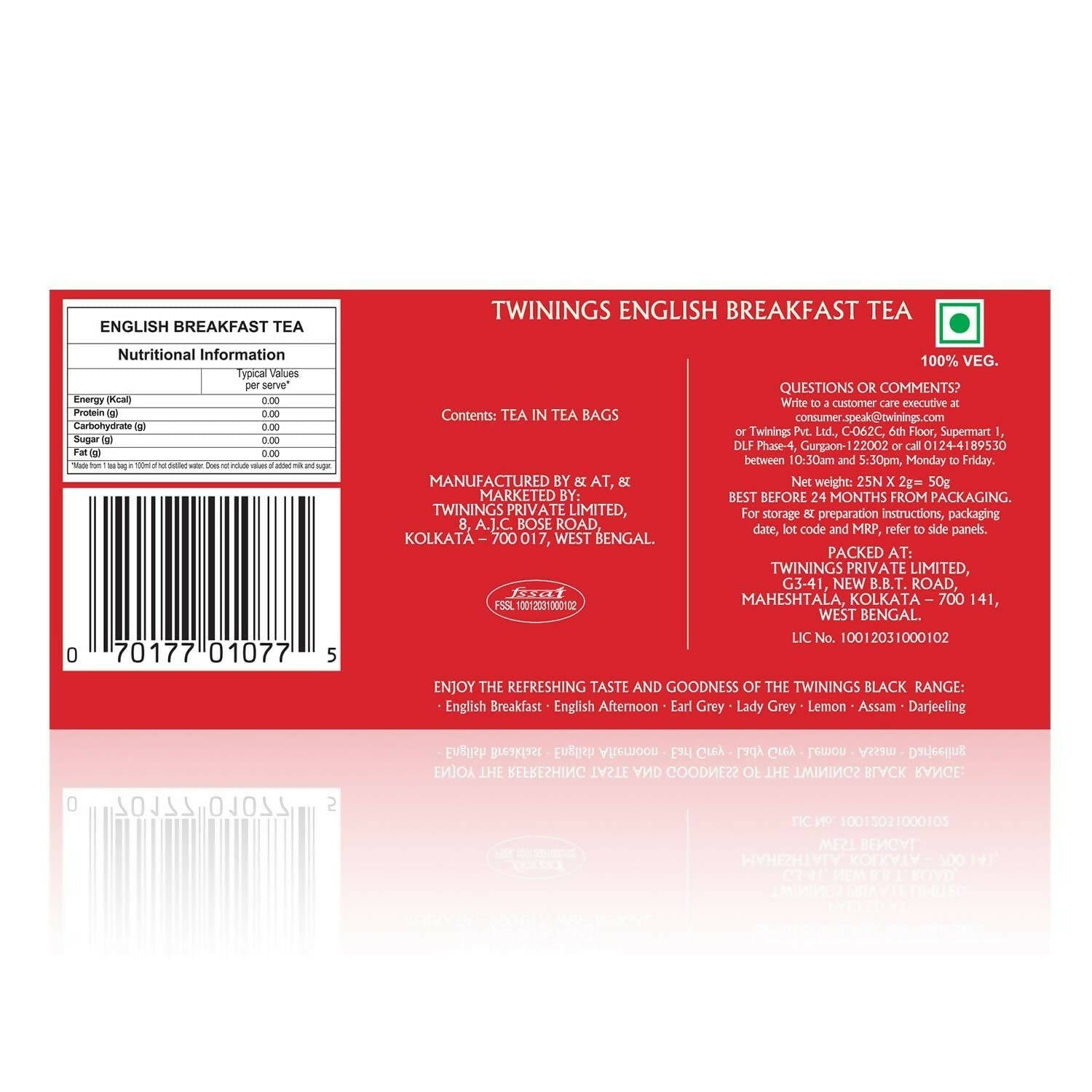 Twinings English Breakfast Tea Tea Bags