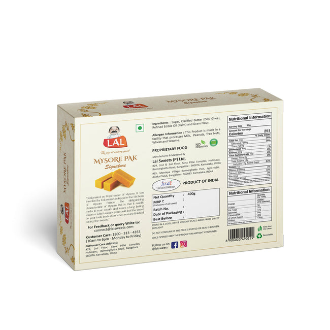 Lal Sweets Mysore Pak Signature Main Image
