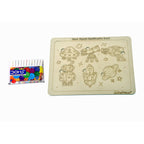 Kraftsman Space Objects Identification Puzzle Board With Color Kit Included