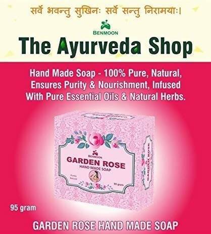 Benmoon Ayurveda Garden Rose Hand Made Soap Main Image