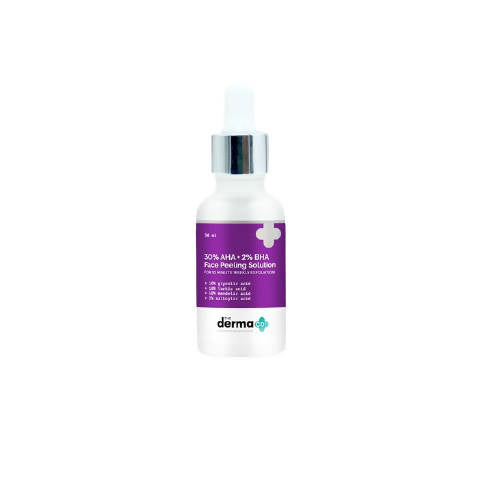 The Derma Co 30% AHA + 2% BHA Face Peeling Solution Hover Image