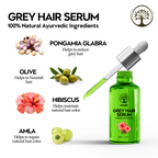 Ivory Natural Grey Hair Serum - Restore Natural Hair Color