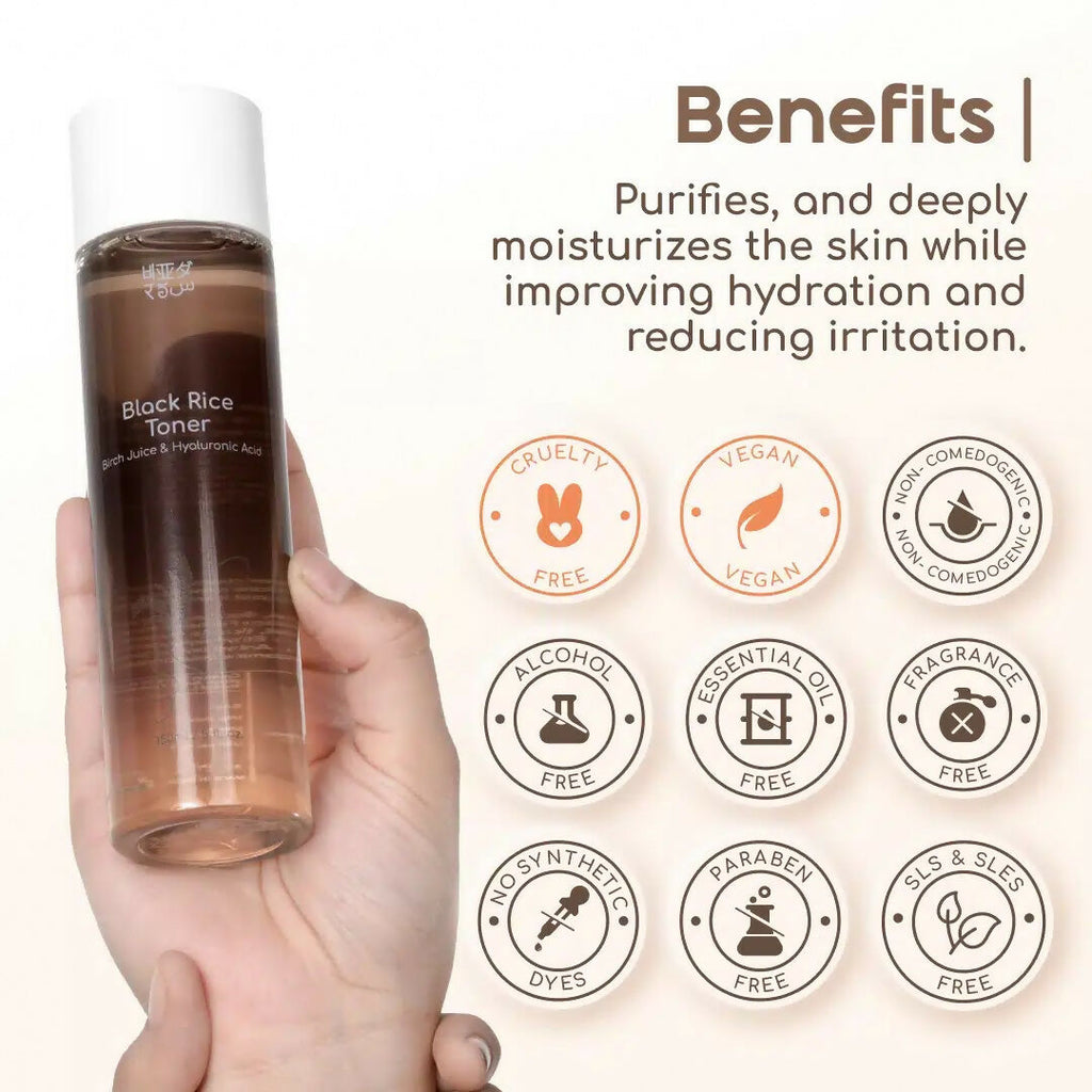 Beyond Rice Black Rice Toner - Birch Juice & Hyaluronic Acid