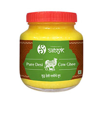Siddhagiri's Satvyk Organic Pure Desi Cow Ghee | Made with Cow's Milk | Pure organic ghee, traditionally-churned