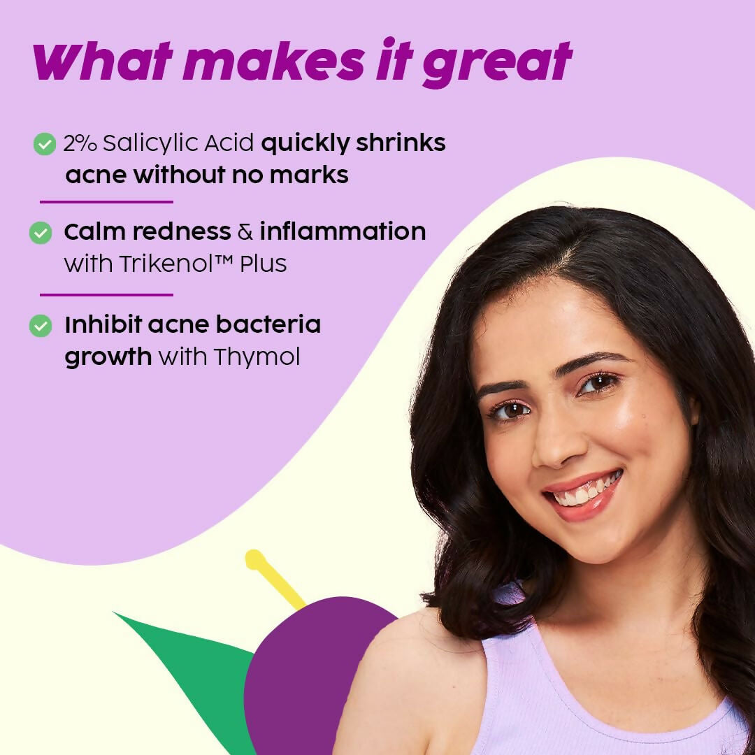 PLIX The Plant Fix Jamun Acne Spot Corrector Gel For Reducing Active Acne