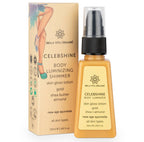 Bella Vita Organic Celeb Shine Body Luminizing Shimmer skin Gloss Lotion Gold Shea Butter Almond