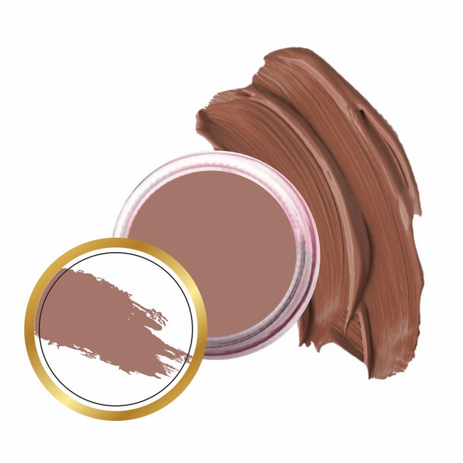 Vellasio Vegan Lip and cheek tint - Nude brown Hover Image